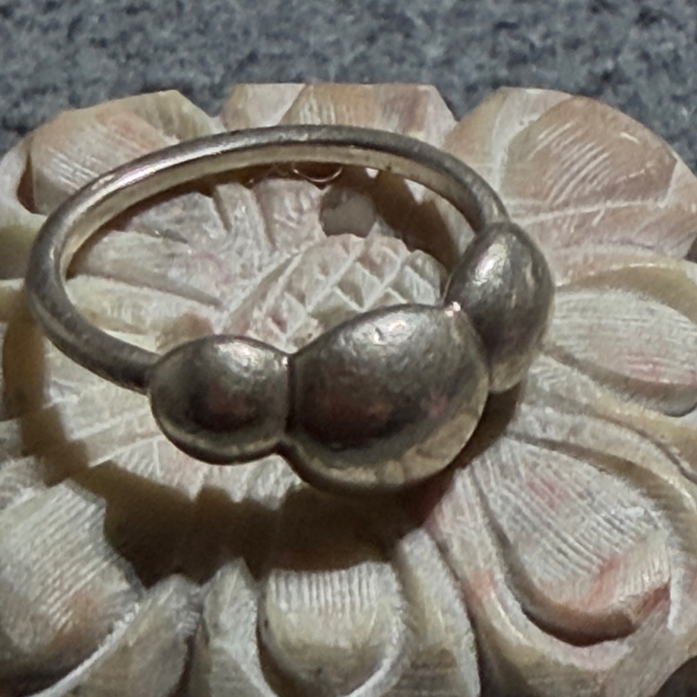 Pandora Triple Bubble Ring 925 Ale Size 7.25. (3)